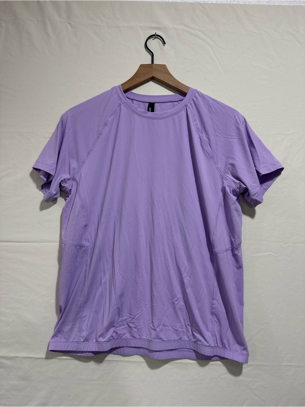 Mondetta Lavender Mesh Performance T-Shirt Purple Activewear Size L/G